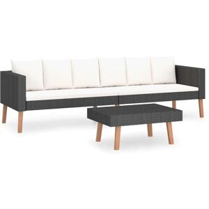 Ensemble de Mobilier d'Extérieur VidaXL - Rattan Résistant aux Intempéries, Modulable, Inclut Canapé & Table - Publicité Ensemble de Mobilier d'Extérieur VidaXL - Rattan Résistant aux Intempéries, Modulable, Inclut Canapé & Table - Publicité