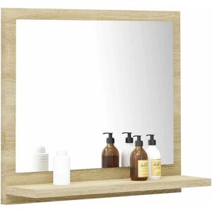 vidaXL Sonoma Oak 40x10.5x37 cm Bathroom Mirror - Bathroom Mirror vidaXL Sonoma Oak 40x10.5x37 cm Bathroom Mirror - Bathroom Mirror