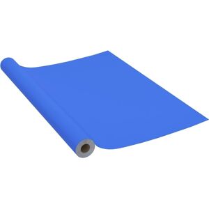 vidaXL Blue High Gloss Self-Adhesive Furniture Film - 500x90 cm vidaXL Blue High Gloss Self-Adhesive Furniture Film - 500x90 cm