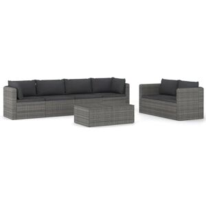 vidaXL 3059493 Outdoor-Möbelset - Garten-Lounge-Set mit Kissen vidaXL 3059493 Outdoor-Möbelset - Garten-Lounge-Set mit Kissen