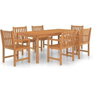 VidaXL Gartenmöbelset - Langlebiges Teakholz - Für 7 Personen VidaXL Gartenmöbelset - Langlebiges Teakholz - Für 7 Personen