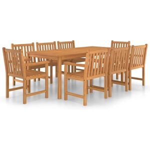 VidaXL Gartenmöbel-Set - Teak Esstisch 9 Stück VidaXL Gartenmöbel-Set - Teak Esstisch 9 Stück