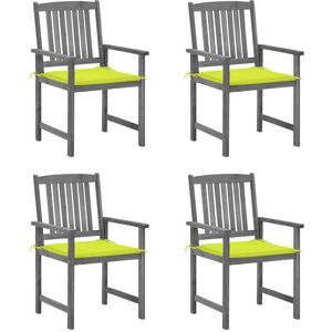 VidaXL 3061244 Gartensessel - Akazienholz Grau VidaXL 3061244 Gartensessel - Akazienholz Grau