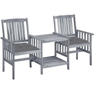 VidaXL 3061318 Outdoor-Möbelset - Garten Tisch & Stühle mit Kissen VidaXL 3061318 Outdoor-Möbelset - Garten Tisch & Stühle mit Kissen