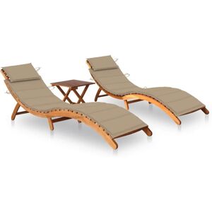 vidaXL Sonnenliege Mit Auflage - Garten, Balkon, Pool vidaXL Sonnenliege Mit Auflage - Garten, Balkon, Pool