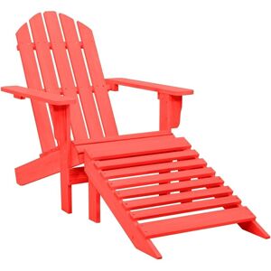 vidaXL Adirondack - red vidaXL Adirondack - red