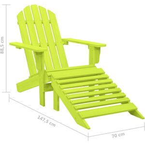vidaXL Adirondack - green vidaXL Adirondack - green