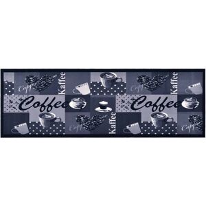 vidaXL Keukenvloerkleed blauw 60x300 cm - Keukenvloerkleed vidaXL Keukenvloerkleed blauw 60x300 cm - Keukenvloerkleed