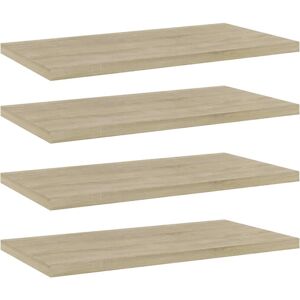 vidaXL 4x Bookshelf Boards Sonoma Oak - Bookshelf Boards vidaXL 4x Bookshelf Boards Sonoma Oak - Bookshelf Boards
