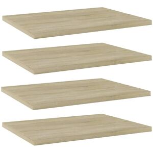 vidaXL Sonoma Oak 4 Shelf Set - Bookshelf Board vidaXL Sonoma Oak 4 Shelf Set - Bookshelf Board