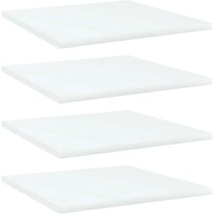 vidaXL Model 821009 White Bookshelf Boards - Bookshelf Boards, 4 pcs, 40x40x1.5 cm vidaXL Model 821009 White Bookshelf Boards - Bookshelf Boards, 4 pcs, 40x40x1.5 cm