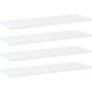 vidaXL White Bookcase Boards 4 pcs 60x20x1.5cm - Bookshelf Replacement Panel vidaXL White Bookcase Boards 4 pcs 60x20x1.5cm - Bookshelf Replacement Panel
