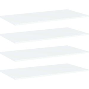 vidaXL Bookshelf Boards 4 pcs White - Bookshelf Boards vidaXL Bookshelf Boards 4 pcs White - Bookshelf Boards