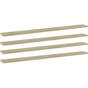 MAISONCHIC Sonoma Oak Shelf - 4pcs - Space-saving Storage MAISONCHIC Sonoma Oak Shelf - 4pcs - Space-saving Storage