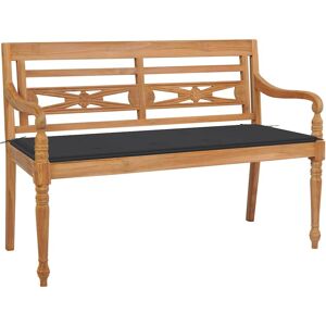 vidaXL Batavia Hagebenk med Pute - Hagemøbler vidaXL Batavia Hagebenk med Pute - Hagemøbler