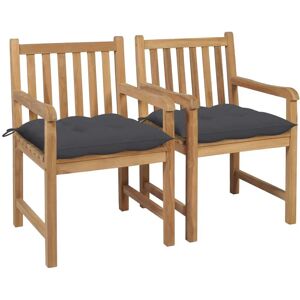 VidaXL Teak Gartenstuhl-Set - Gartenmöbel VidaXL Teak Gartenstuhl-Set - Gartenmöbel