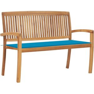 vidaXL bancă de grădină din tec cu pernă - 128,5cm Mobilier de exterior vidaXL bancă de grădină din tec cu pernă - 128,5cm Mobilier de exterior