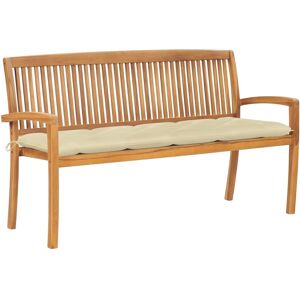 Panchina da giardino in teak Maisonchic - Mobili impilabili per esterni Panchina da giardino in teak Maisonchic - Mobili impilabili per esterni