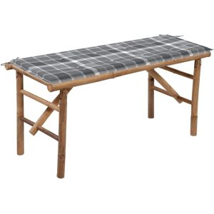 vidaXL Banco Plegable de Bambú para Jardín - Muebles de Exterior vidaXL Banco Plegable de Bambú para Jardín - Muebles de Exterior