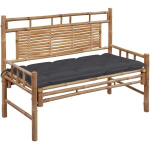 vidaXL Havebænk Bambus 120 cm - Vejrbestandigt Siddeplads vidaXL Havebænk Bambus 120 cm - Vejrbestandigt Siddeplads