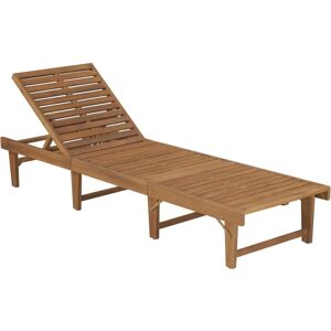 vidaXL Verstellbares Holz-Sonnenliege - Gartenausstattung vidaXL Verstellbares Holz-Sonnenliege - Gartenausstattung