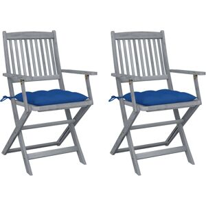 VidaXL Outdoor Stuhl - Klappbarer Gartensitz mit Kissen VidaXL Outdoor Stuhl - Klappbarer Gartensitz mit Kissen