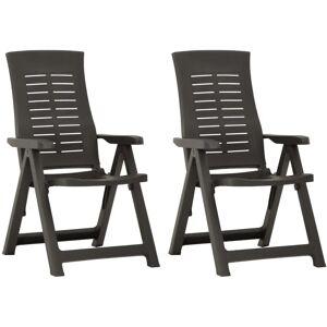 vidaXL Gartensessel 2er-Set mit verstellbarer Rückenlehne vidaXL Gartensessel 2er-Set mit verstellbarer Rückenlehne