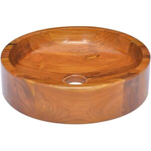 vidaXL Lavabo en Bois de Teck - 40x10 cm Vasque de Salle de Bain - Publicité vidaXL Lavabo en Bois de Teck - 40x10 cm Vasque de Salle de Bain - Publicité