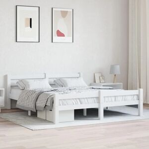 vidaXL 322072 Bed Frame White - Bed Frame vidaXL 322072 Bed Frame White - Bed Frame