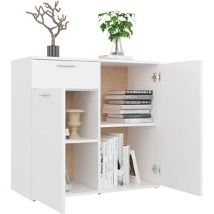 vidaXL Awo07655 White Sideboard - Sideboard, White, 80x36x75 cm vidaXL Awo07655 White Sideboard - Sideboard, White, 80x36x75 cm
