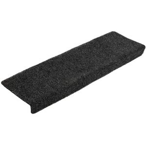 vidaXL Stair Mats Grey 5 pcs - Non-slip Noise-absorbing Warm Decorative Stair Tread Rug vidaXL Stair Mats Grey 5 pcs - Non-slip Noise-absorbing Warm Decorative Stair Tread Rug