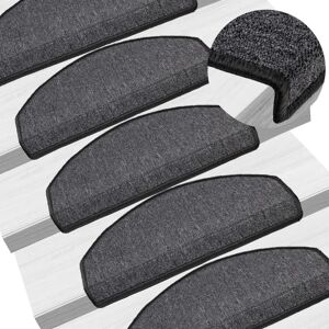vidaXL 10x Stair Mats 65x24x4 cm Anthracite - Stair Mats vidaXL 10x Stair Mats 65x24x4 cm Anthracite - Stair Mats
