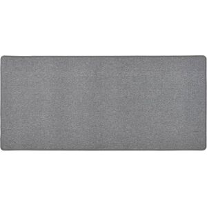 vidaXL Carpet Runner Dark Grey - Hallway, Kitchen, Office - 50x100 cm vidaXL Carpet Runner Dark Grey - Hallway, Kitchen, Office - 50x100 cm