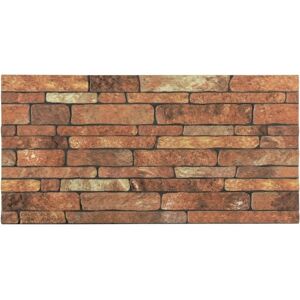 vidaXL 10x 3D Wall Panels with Brown Brick Design - Wall Panels vidaXL 10x 3D Wall Panels with Brown Brick Design - Wall Panels