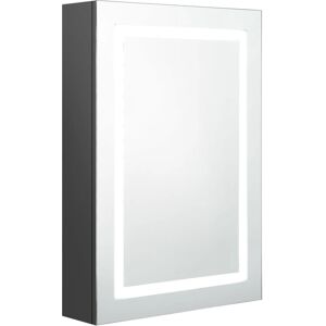 vidaXL Badekar med LED Speil Grå 50x13x70 cm vidaXL Badekar med LED Speil Grå 50x13x70 cm