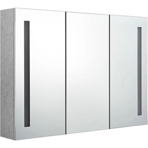 vidaXL Bathroom Mirror Cabinet Concrete Grey - Vanity Unit - Bathroom Mirror Cabinet vidaXL Bathroom Mirror Cabinet Concrete Grey - Vanity Unit - Bathroom Mirror Cabinet