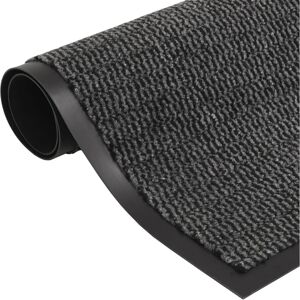 vidaXL 60x150 cm Anthracite Dust Control Mat - Doormat vidaXL 60x150 cm Anthracite Dust Control Mat - Doormat
