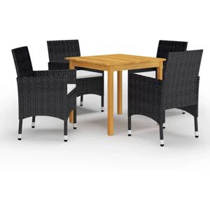 vidaXL Havebordssæt med 5 dele - Havebordssæt vidaXL Havebordssæt med 5 dele - Havebordssæt