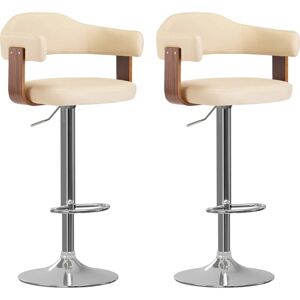 VidaXL 327335 Scaun bar reglabil - Ergonomic, Rotativ, Set de 2 VidaXL 327335 Scaun bar reglabil - Ergonomic, Rotativ, Set de 2