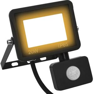 vidaXL LED projektør med sensor - 20 W Varm Hvid - Projektør med sensor vidaXL LED projektør med sensor - 20 W Varm Hvid - Projektør med sensor