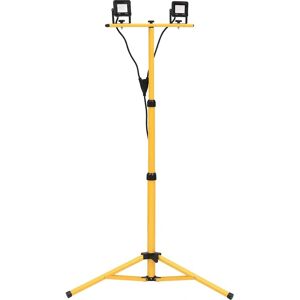vidaXL LED-flodlys med stativ - 2x10 W varm hvid vidaXL LED-flodlys med stativ - 2x10 W varm hvid