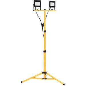vidaXL Arbejdslampe med stativ - 7000 lm, Justerbar, Varm hvid vidaXL Arbejdslampe med stativ - 7000 lm, Justerbar, Varm hvid