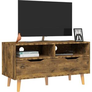 vidaXL TV Smoked Oak Media Unit - TV cabinet vidaXL TV Smoked Oak Media Unit - TV cabinet