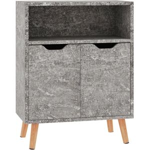 vidaXL 326826 Wohnzimmer-Sideboard - Sideboard, Beton-Grau, Spanplatte vidaXL 326826 Wohnzimmer-Sideboard - Sideboard, Beton-Grau, Spanplatte