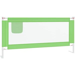 Barandilla de seguridad para cama de niño verde 190x25 cm tela vidaXL - Protector de cama Barandilla de seguridad para cama de niño verde 190x25 cm tela vidaXL - Protector de cama