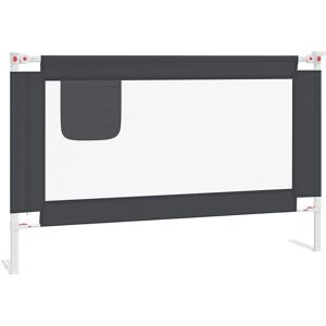 vidaXL Lasten sängyn turvakaide tummanharmaa 120x25 cm Kangas Lastensänkyjen suojaus vidaXL Lasten sängyn turvakaide tummanharmaa 120x25 cm Kangas Lastensänkyjen suojaus