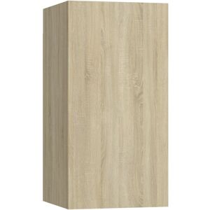 vidaXL Sonoma Oak Wall Mounted TV Cabinet - 30.5x30x60 cm vidaXL Sonoma Oak Wall Mounted TV Cabinet - 30.5x30x60 cm