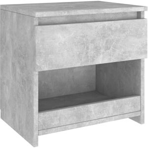 vidaXL 803451 Nachttisch - Technisches Holz, Grau - Nachttisch vidaXL 803451 Nachttisch - Technisches Holz, Grau - Nachttisch