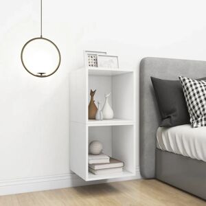 VidaXL Wall Cabinets Set of 2 - 37x37x37 cm Modern Storage VidaXL Wall Cabinets Set of 2 - 37x37x37 cm Modern Storage