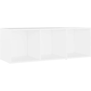 Vidaxl White Engineered Wood TV Cabinet - 107x35x37 Cm - Modern Design Vidaxl White Engineered Wood TV Cabinet - 107x35x37 Cm - Modern Design